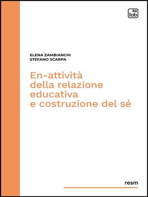 cover image of En-attività della relazione educativa e costruzione del sé